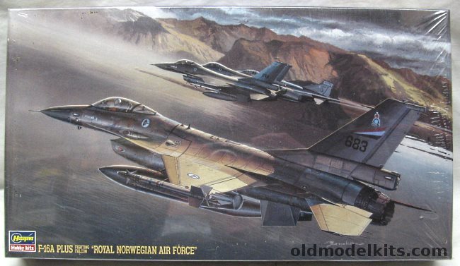 Hasegawa 1/48 General Dynamics F-16A Plus Fighting Falcon - Royal Norwegian Air Force, V9 plastic model kit